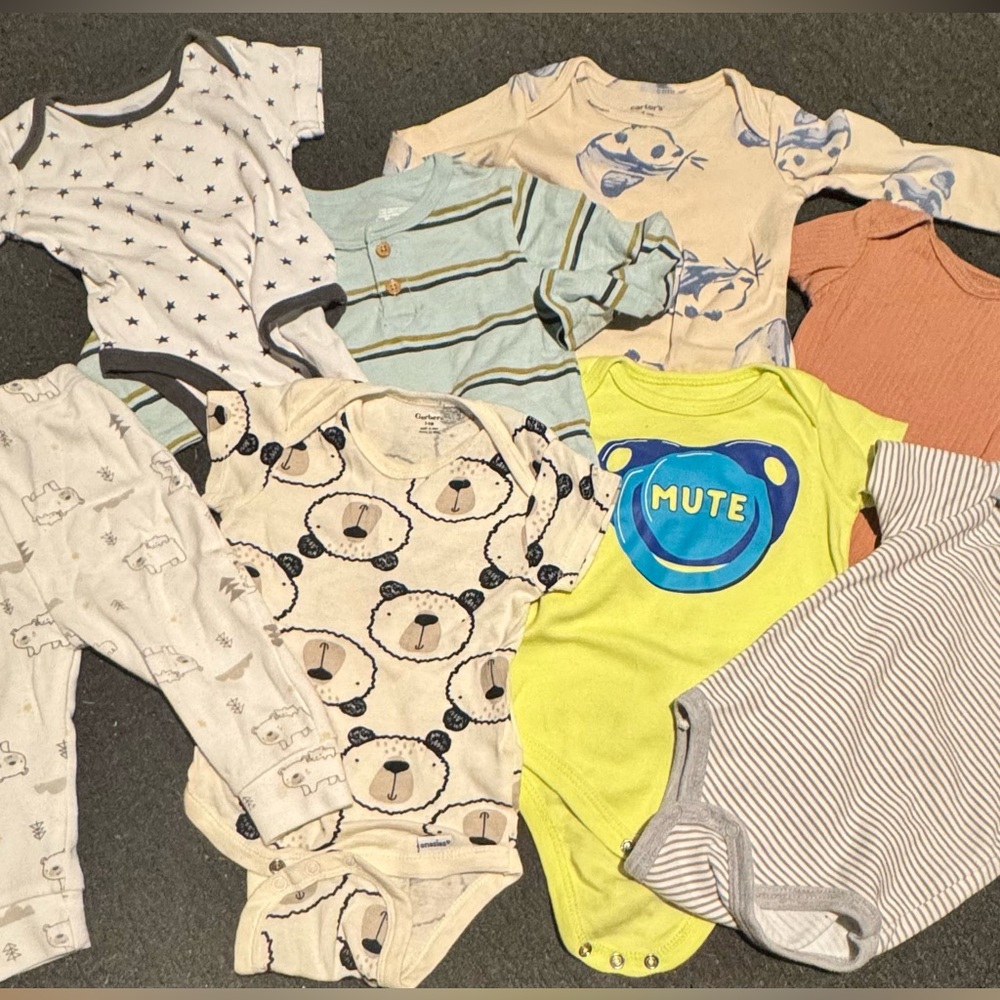 Baby boy clothes bundle 8pcs Assorted Kids One Pieces